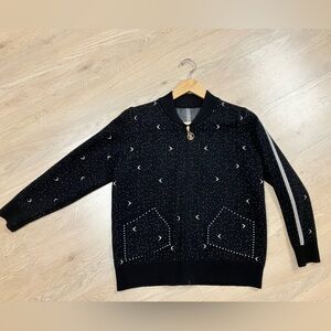 GUC Sweater with TB Monogram Zipper